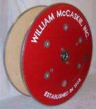 Flanges Painted with Custom Silk Screening Available